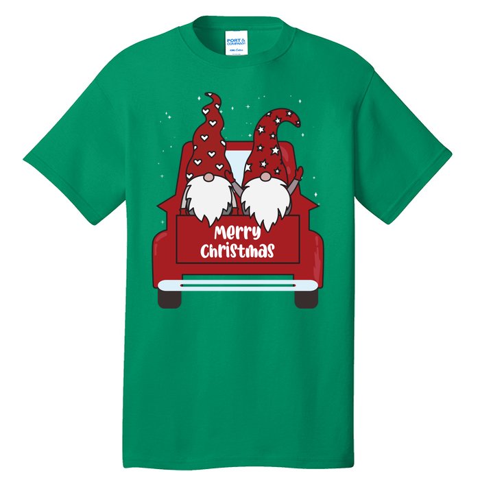 Merry Christmas Gnome Holiday Cute Tall T-Shirt