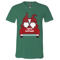 Merry Christmas Gnome Holiday Cute V-Neck T-Shirt