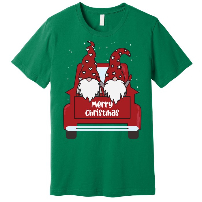 Merry Christmas Gnome Holiday Cute Premium T-Shirt