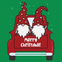 Merry Christmas Gnome Holiday Cute Baby Bodysuit