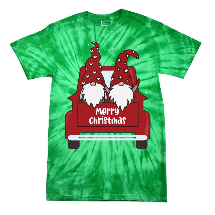 Merry Christmas Gnome Holiday Cute Tie-Dye T-Shirt