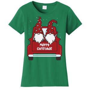 Merry Christmas Gnome Holiday Cute Women's T-Shirt