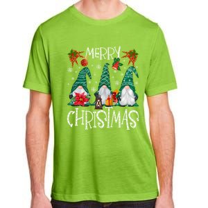 Merry Christmas Gnome Family Light Christmas Gift Adult ChromaSoft Performance T-Shirt