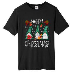 Merry Christmas Gnome Family Light Christmas Gift Tall Fusion ChromaSoft Performance T-Shirt