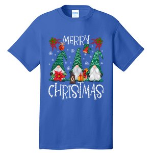 Merry Christmas Gnome Family Light Christmas Gift Tall T-Shirt