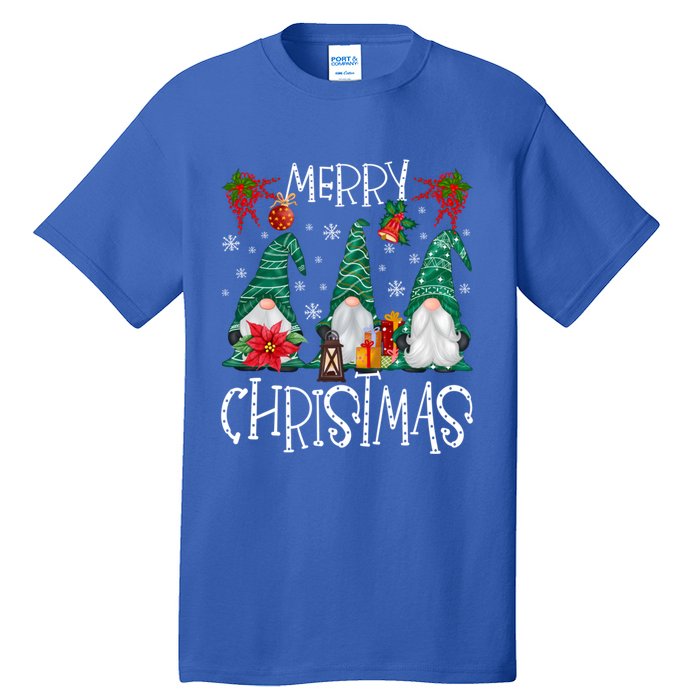 Merry Christmas Gnome Family Light Christmas Gift Tall T-Shirt