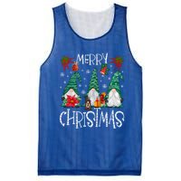 Merry Christmas Gnome Family Light Christmas Gift Mesh Reversible Basketball Jersey Tank