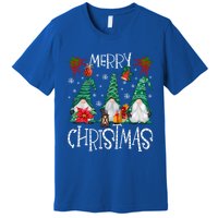 Merry Christmas Gnome Family Light Christmas Gift Premium T-Shirt