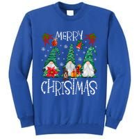 Merry Christmas Gnome Family Light Christmas Gift Tall Sweatshirt