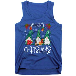 Merry Christmas Gnome Family Light Christmas Gift Tank Top