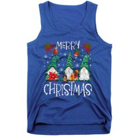 Merry Christmas Gnome Family Light Christmas Gift Tank Top