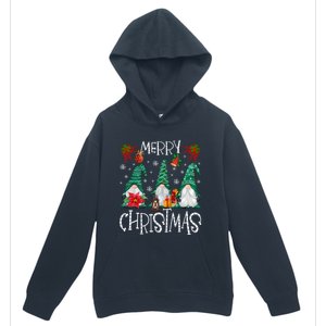 Merry Christmas Gnome Family Light Christmas Gift Urban Pullover Hoodie