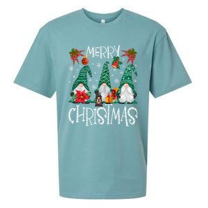 Merry Christmas Gnome Family Light Christmas Gift Sueded Cloud Jersey T-Shirt