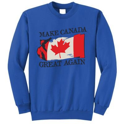 Make Canada Great Again Design Funny Canadian Flag Mcga Meaningful Gift Sweatshirt