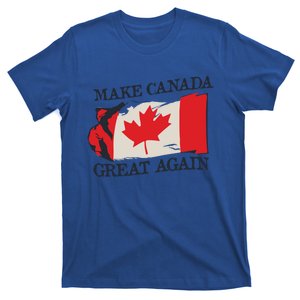 Make Canada Great Again Design Funny Canadian Flag Mcga Meaningful Gift T-Shirt