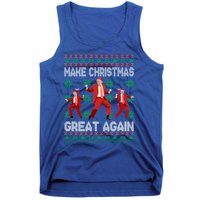 Make Christmas Great Again Santa Trump Dance Ugly Gift Tank Top