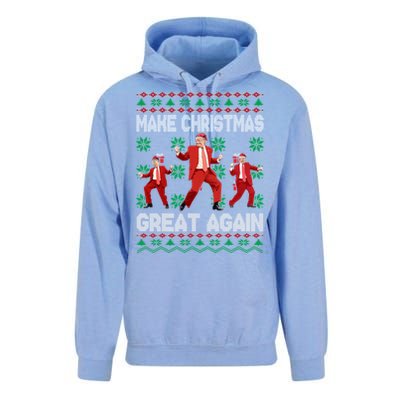 Make Christmas Great Again Santa Trump Dance Ugly Gift Unisex Surf Hoodie