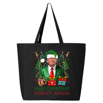 Make Christmas Great Again Xmas Funny Trump Pajamas Ugly 25L Jumbo Tote