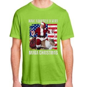 Make Christmas Great Again Trump Pajamas Ugly Adult ChromaSoft Performance T-Shirt