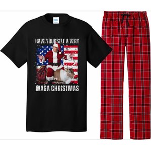 Make Christmas Great Again Trump Pajamas Ugly Pajama Set