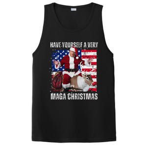 Make Christmas Great Again Trump Pajamas Ugly PosiCharge Competitor Tank