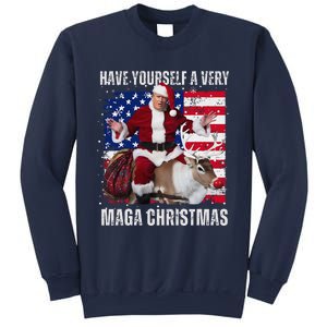 Make Christmas Great Again Trump Pajamas Ugly Sweatshirt