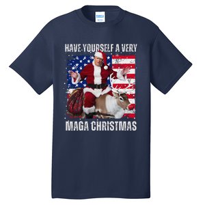 Make Christmas Great Again Trump Pajamas Ugly Tall T-Shirt