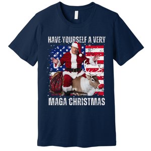 Make Christmas Great Again Trump Pajamas Ugly Premium T-Shirt