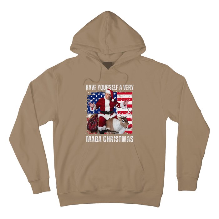 Make Christmas Great Again Trump Pajamas Ugly Hoodie