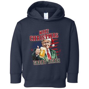 Make Christmas Great Again Trump Dancing Funny Xmas Ugly Toddler Hoodie