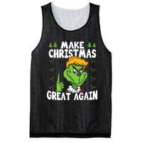 Make Christmas Great Again Donald Trump Xmas Funny Gift Mesh Reversible Basketball Jersey Tank