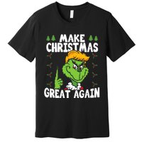 Make Christmas Great Again Donald Trump Xmas Funny Gift Premium T-Shirt