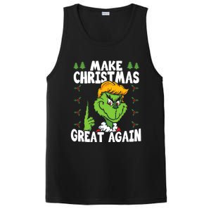 Make Christmas Great Again Donald Trump Xmas Funny Gift PosiCharge Competitor Tank