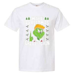 Make Christmas Great Again Donald Trump Xmas Funny Gift Garment-Dyed Heavyweight T-Shirt