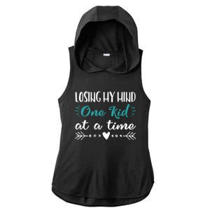 Mom Cute Gift Sayings Funny Losing Mind Mothers Day Gift Ladies PosiCharge Tri-Blend Wicking Draft Hoodie Tank