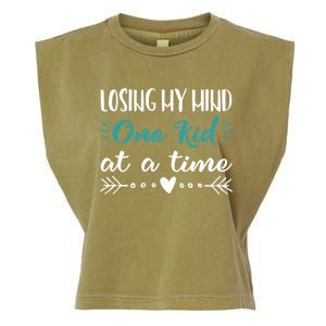 Mom Cute Gift Sayings Funny Losing Mind Mothers Day Gift Garment-Dyed Women's Muscle Tee