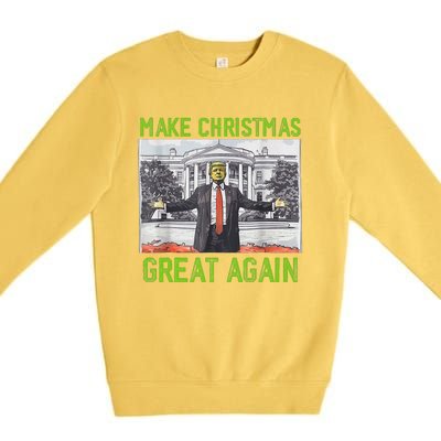 Make Christmas Great Again Trump Premium Crewneck Sweatshirt