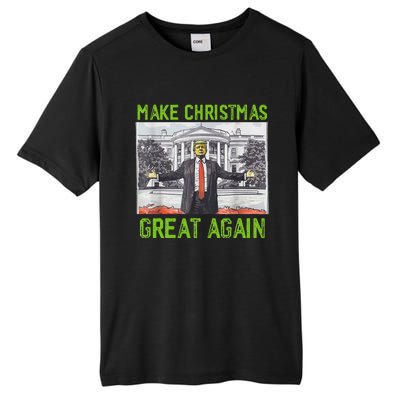 Make Christmas Great Again Trump Tall Fusion ChromaSoft Performance T-Shirt