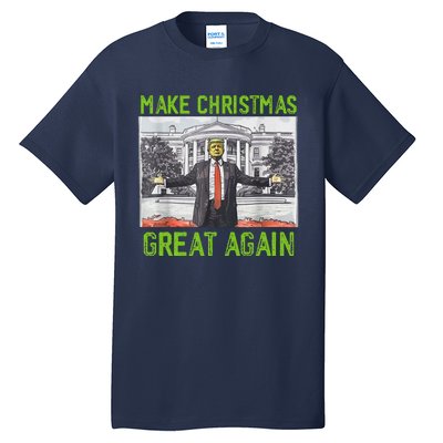 Make Christmas Great Again Trump Tall T-Shirt