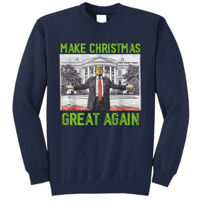 Make Christmas Great Again Trump Tall Sweatshirt