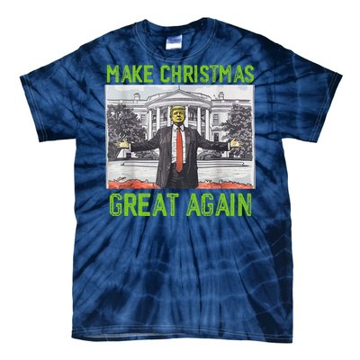 Make Christmas Great Again Trump Tie-Dye T-Shirt