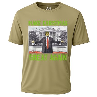 Make Christmas Great Again Trump Cooling Performance Crew T-Shirt