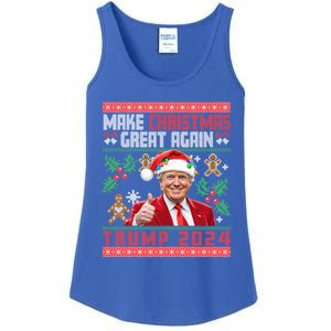 Make Christmas Great Again Santa Trump Ugly Gift Ladies Essential Tank