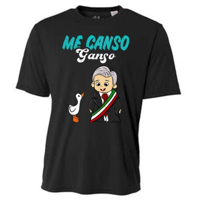 Me Canso Ganso Baby Amlo Cute Lopez Obrador Mexico Cooling Performance Crew T-Shirt