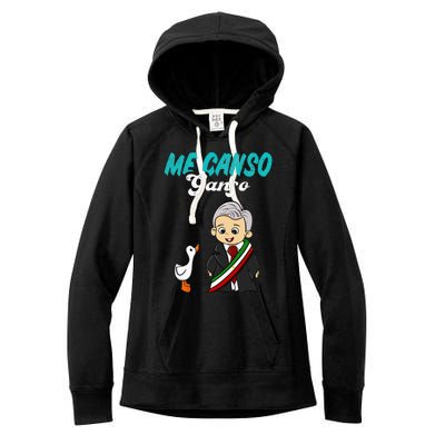 Me Canso Ganso Baby Amlo Cute Lopez Obrador Mexico Women's Fleece Hoodie