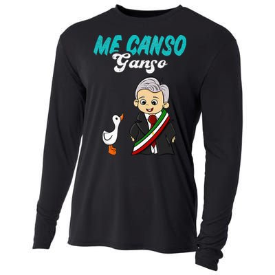 Me Canso Ganso Baby Amlo Cute Lopez Obrador Mexico Cooling Performance Long Sleeve Crew