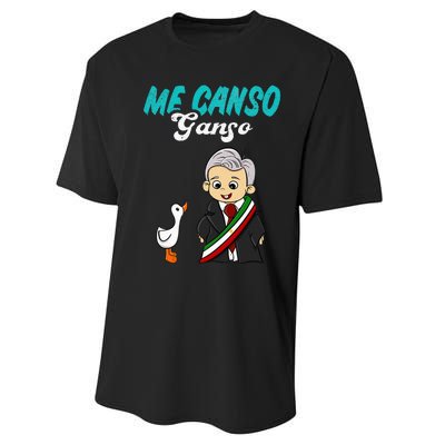 Me Canso Ganso Baby Amlo Cute Lopez Obrador Mexico Performance Sprint T-Shirt