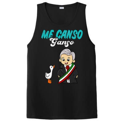 Me Canso Ganso Baby Amlo Cute Lopez Obrador Mexico PosiCharge Competitor Tank