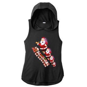 Merry Christmas Generation Ladies PosiCharge Tri-Blend Wicking Draft Hoodie Tank