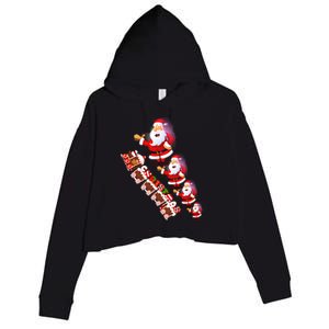 Merry Christmas Generation Crop Fleece Hoodie